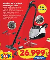 KARCHER SV 7 BUHARLI TEMİZLEYİCİ YENİ KARCHER SV 7 BUHARLI TEMİZLEYİCİ YENİ